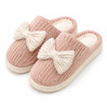 Chaussons 42/43 en textile rose à nœud pour intérieur